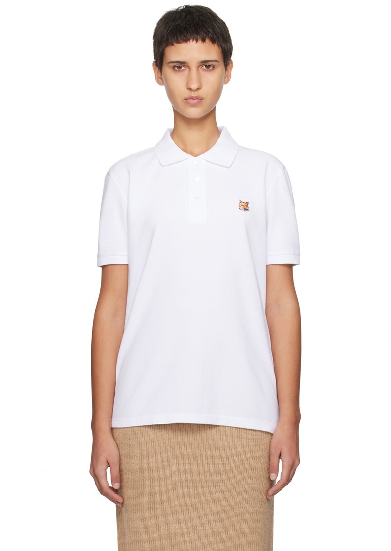 Maison Kitsuné White Fox Head Patch Polo