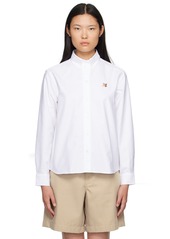 Maison Kitsuné White Fox Head Shirt