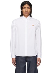 Maison Kitsuné White Fox Head Shirt