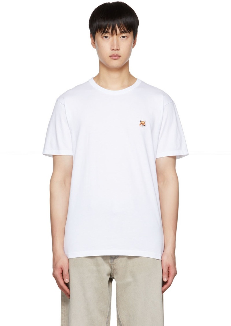 Maison Kitsuné White Fox Head T-Shirt