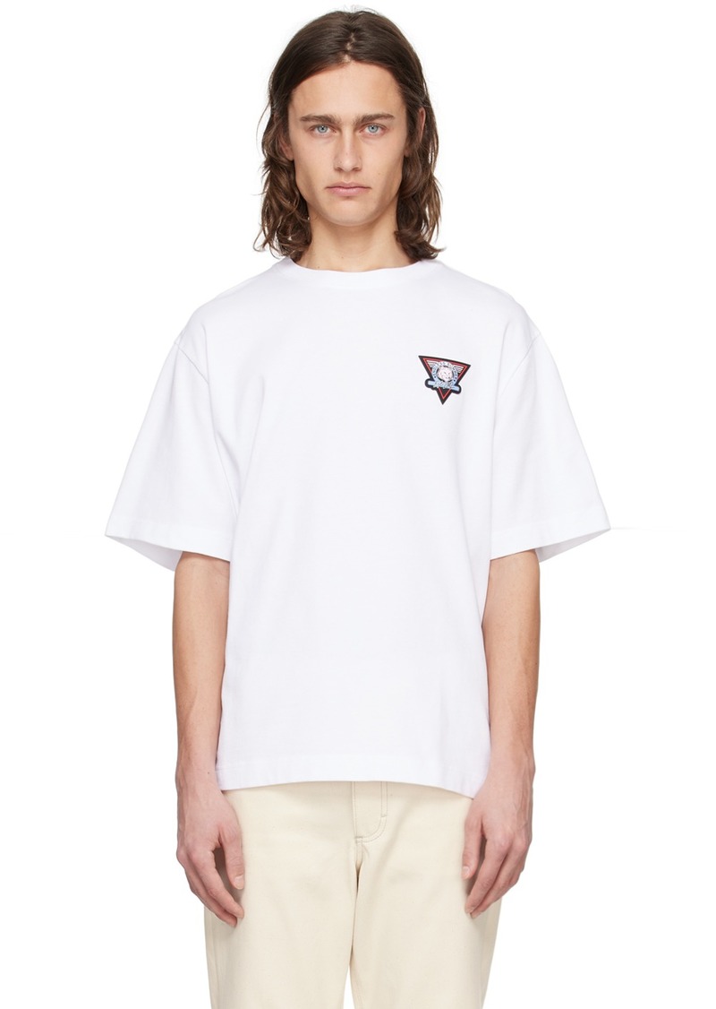 Maison Kitsuné White Surf Collage T-Shirt