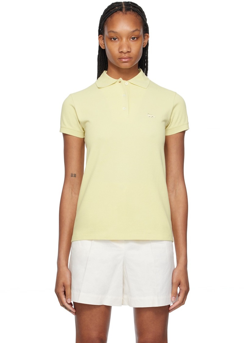 Maison Kitsuné Yellow Baby Fox Polo