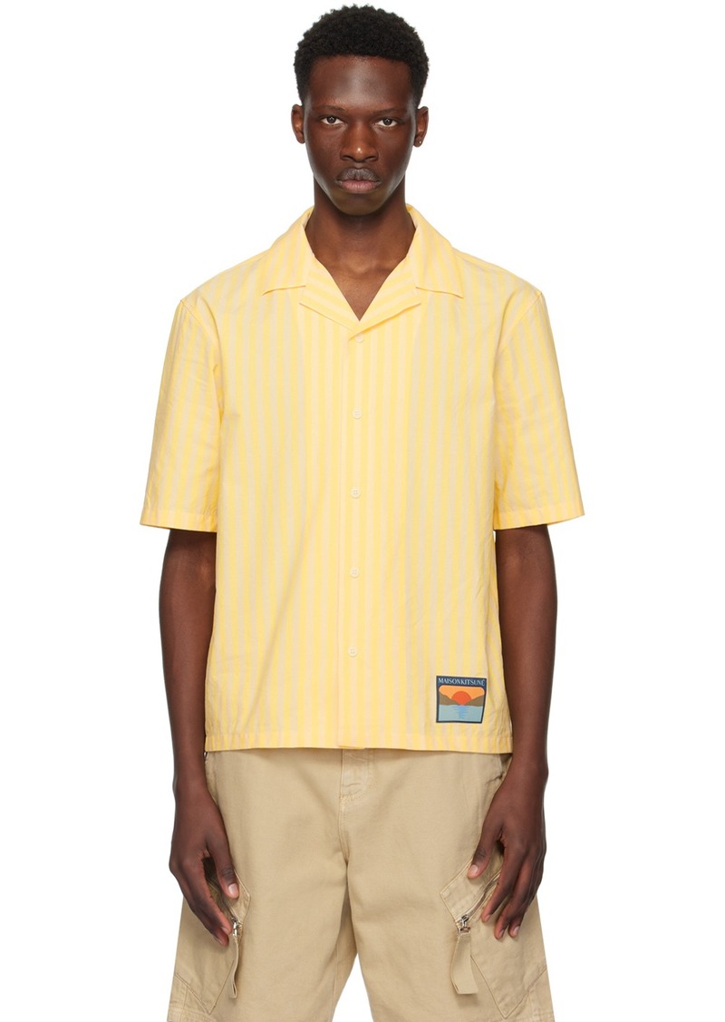 Maison Kitsuné Yellow Resort Shirt