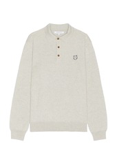 Maison Kitsuné Maison Kitsune Bold Fox Head Patch Polo Jumper