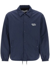 Maison Kitsuné Maison kitsune coach jacket with logo print