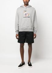 Maison Kitsuné logo-print cotton hoodie