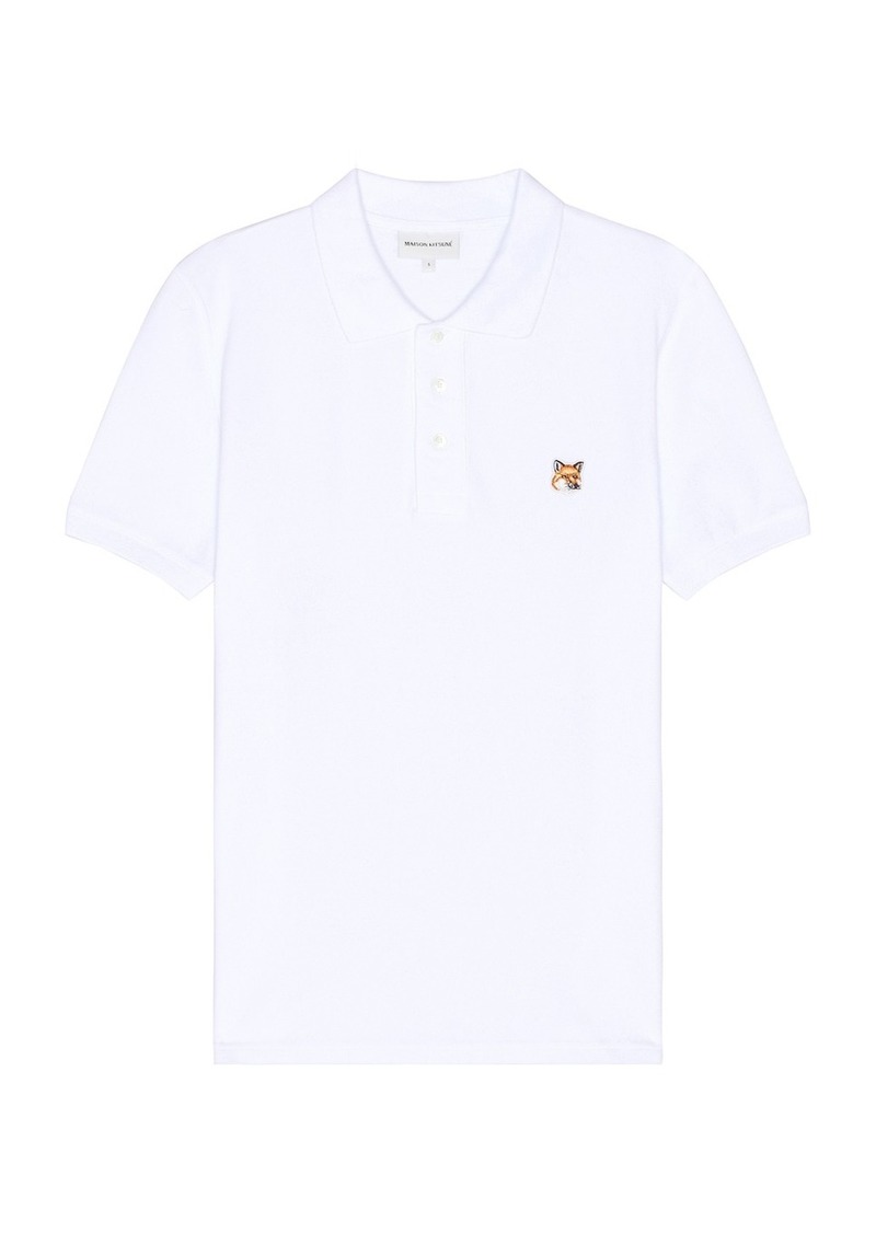 Maison Kitsuné Maison Kitsune Fox Head Patch Regular Polo