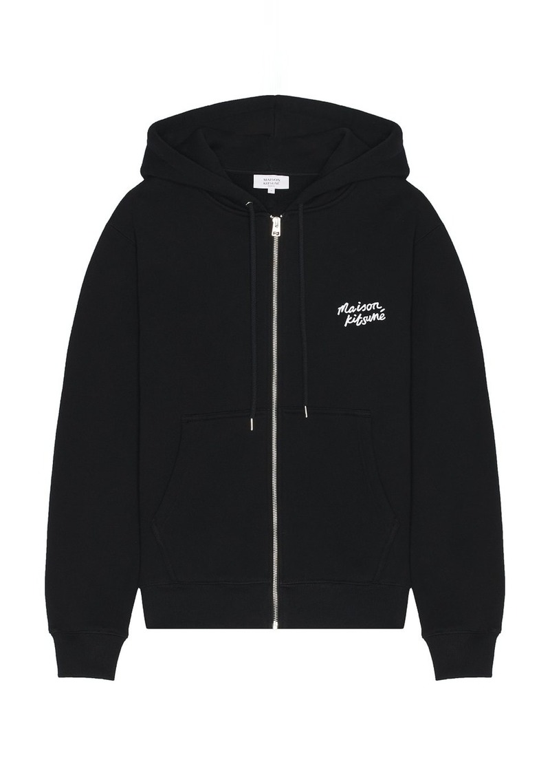 Maison Kitsuné Maison Kitsune Handwriting Comfort Zipped Hoodie