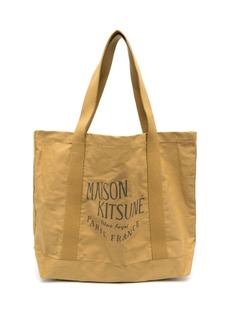 Maison Kitsuné Palais Royal logo-print tote bag