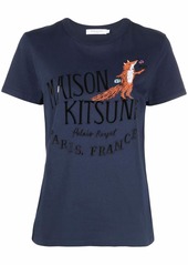 Maison Kitsuné Palais Royal print T-shirt