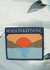 Maison Kitsuné Printed Cotton Short Sleeve Shirt