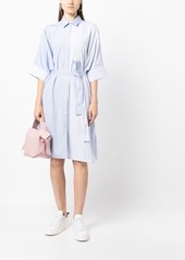 Maison Kitsuné striped shirt dress