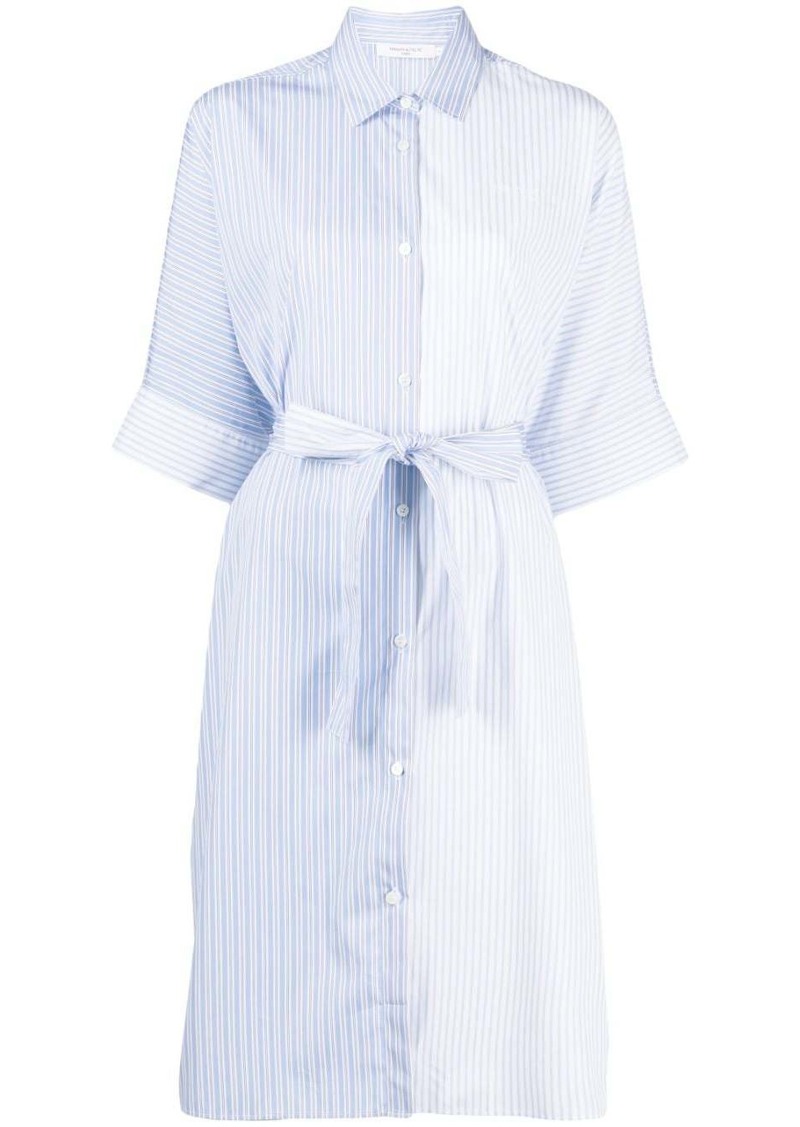 Maison Kitsuné striped shirt dress