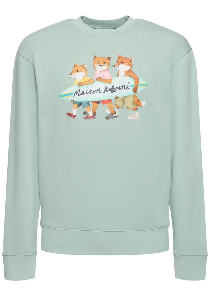 Maison Kitsuné Surfing Foxes Comfort Sweatshirt