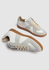 Maison Margiela 20mm Replica Leather & Suede Sneakers