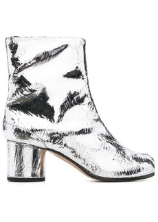 Maison Margiela Tabi 60mm mirror-effect ankle boots