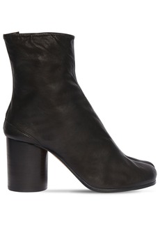 Maison Margiela 80mm Tabi Vintage Leather Ankle Boots