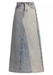 Maison Margiela A-Line Denim Maxi Skirt