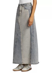 Maison Margiela A-Line Denim Maxi Skirt