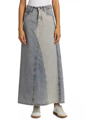 Maison Margiela A-Line Denim Maxi Skirt