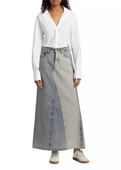 Maison Margiela A-Line Denim Maxi Skirt