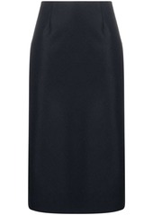 Maison Margiela A-line twill midi skirt