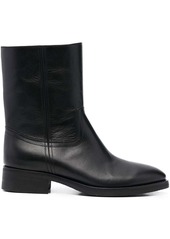 Maison Margiela almond-toe leather ankle boots