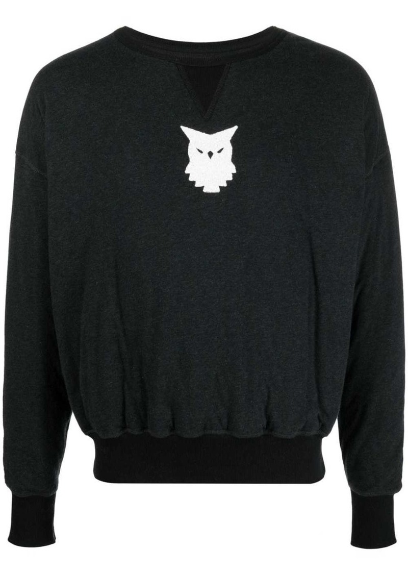 Maison Margiela Animal Totem patch-detail sweatshirt