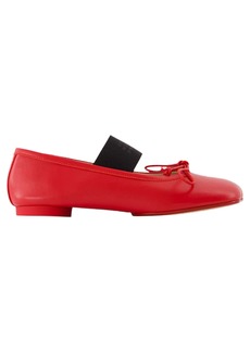 Ballet Ballerinas - MM6 Maison Margiela - Leather - Red