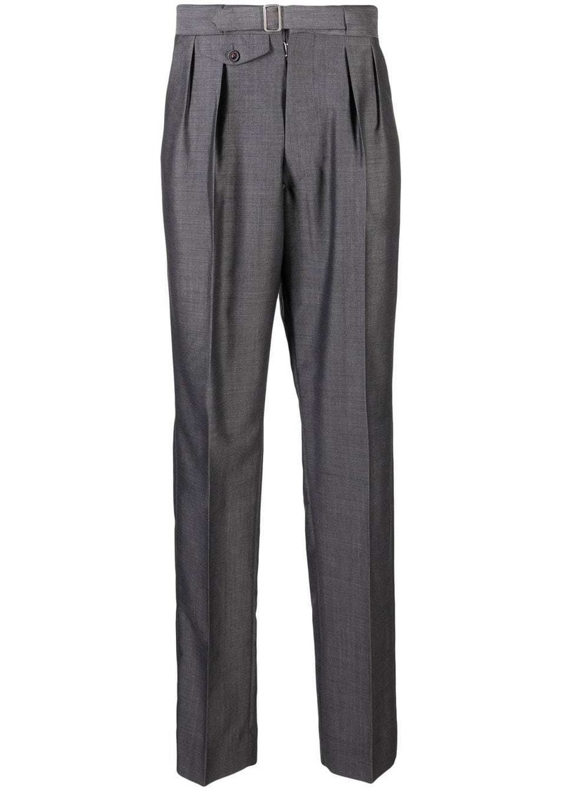 Maison Margiela belted tapered trousers
