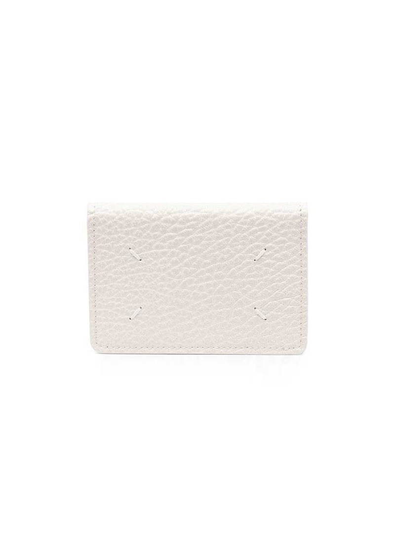 Maison Margiela four-stitch leather card holder