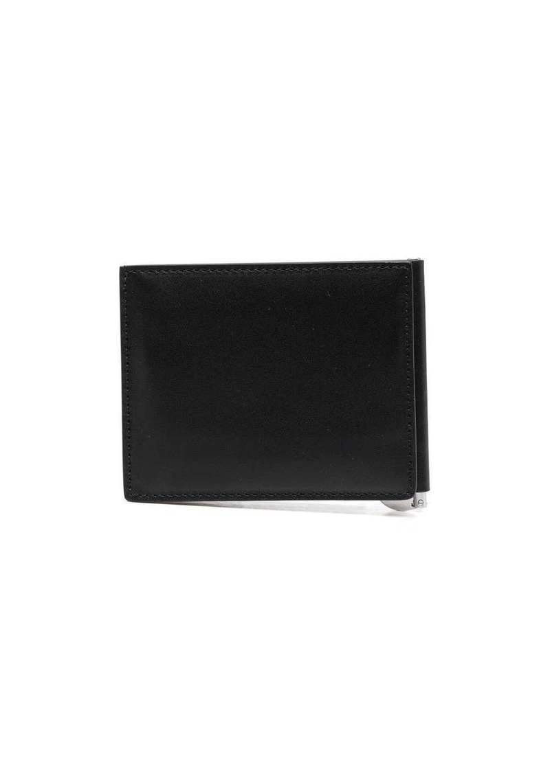 Maison Margiela bi-fold leather clip wallet