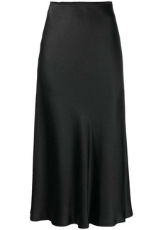 Maison Margiela bias-cut satin midi skirt