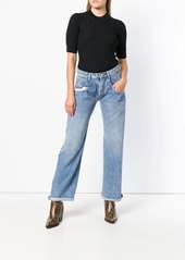 Maison Margiela contrast-pocket straight-leg jeans