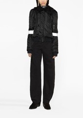 Maison Margiela brushed-collar bomber jacket