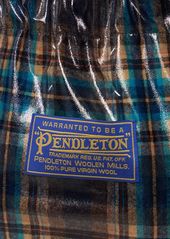 Maison Margiela Check Printed Wool Midi Skirt