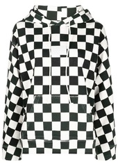 Maison Margiela checkerboard-print hoodie