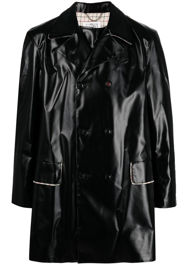 Maison Margiela coated double-breasted coat