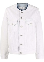 Maison Margiela collarless denim jacket