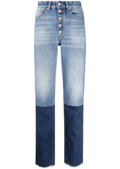 Maison Margiela contrast-panel skinny jeans