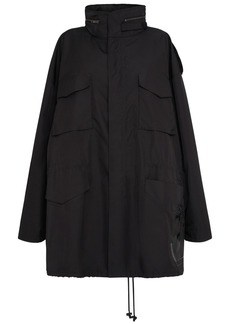 Maison Margiela Cordura Oversize Hooded Coat W/ Pockets
