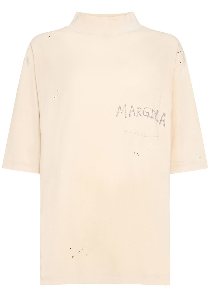 Maison Margiela Cotton Jersey Logo T-shirt