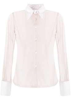 Maison Margiela cotton-tulle shirt