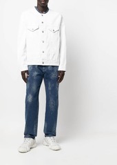 Maison Margiela collarless denim jacket