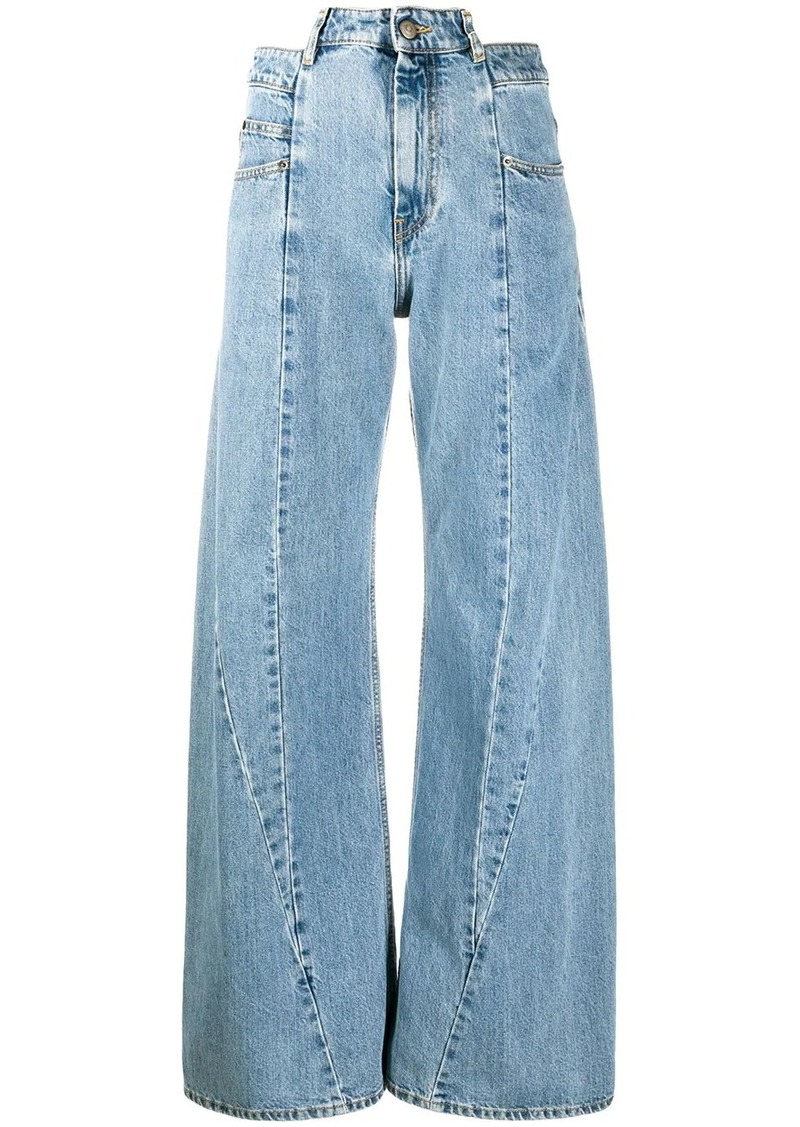 Maison Margiela Décortiqué wide-leg jeans