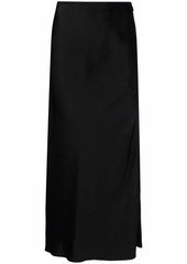 Maison Margiela satin A-line midi skirt