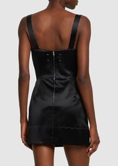 Maison Margiela Duchesse Satin Mini Corset Dress