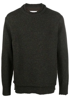 Maison Margiela elbow-patch knitted jumper