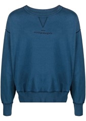 Maison Margiela embroidered-logo detail sweatshirt