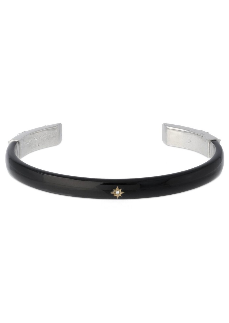 Maison Margiela Enamel Crystal Star Cuff Bracelet
